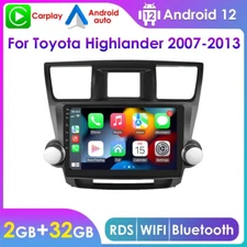 For Toyota Highlander 2008-2013 Android13 Car Radio Stereo Apple Carplay GPS 32G