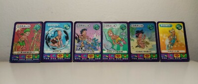 Vintage 3D Holographic 6 Cards Coralia Spacix3D