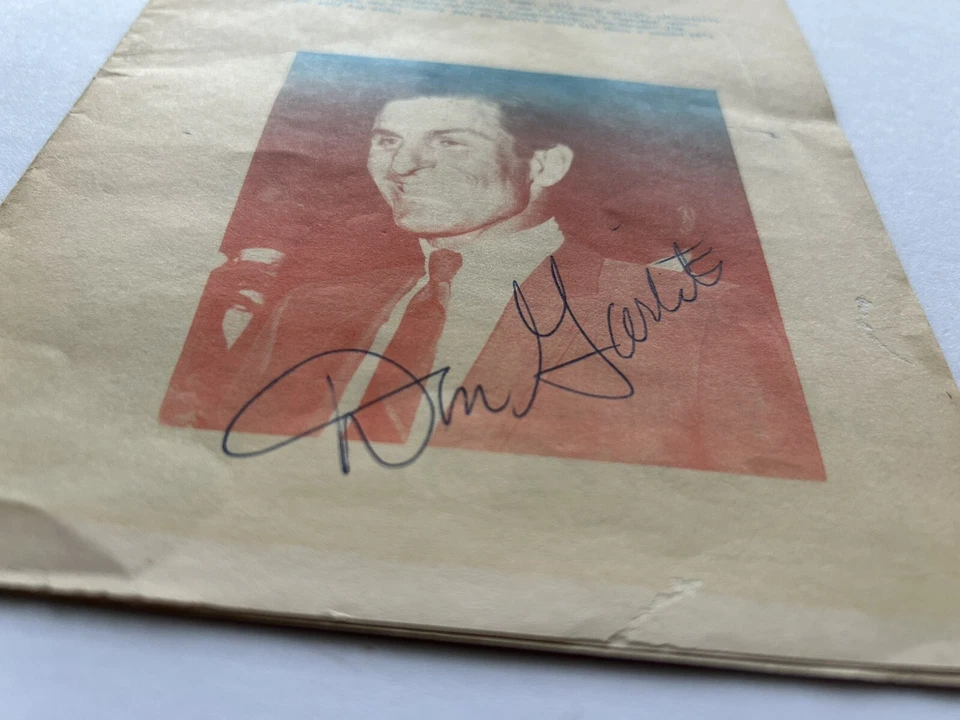 Don Garlits Big Daddy Autograph Autographed Rag Race Gazette 1969 RARE Racing - Image 2 of 4