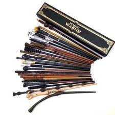 Varita mágica Golden Snitch núcleo de metal juguete Cos Magic pared Hogwarts Phoenix