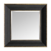 Allen + Roth 20h X 20w Distressed Black Square Framed Mirror Model 8224 Allen + Roth 20h X 20w Distressed Black Square Framed Mirror Model 8224