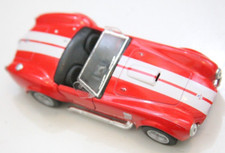 Kinsmart 1965 Shelby Cobra 427 S/C Diecast Model Toy Car 1:32 Red White 5" BB801