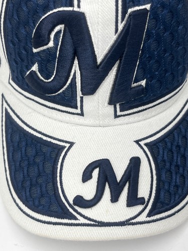 RARE Vintage Michigan Hat CITY HUNTER Double Striped Script M Logo Adjustable - Picture 5 of 8