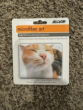 ALLSOP 29595 Microfiber Cleaning Cloths (Pet Me Cat) iPhone Android Screen Cloth