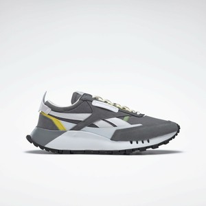REEBOK CLASSIC LEATHER LEGACY SHOES Pure Grey/Yellow UK SIZE 10.5 US 11 -  lot 1 | eBay