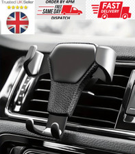 UK Universal Mobile Car Phone Holder Air Vent Gravity Design Mount Cradle Stand