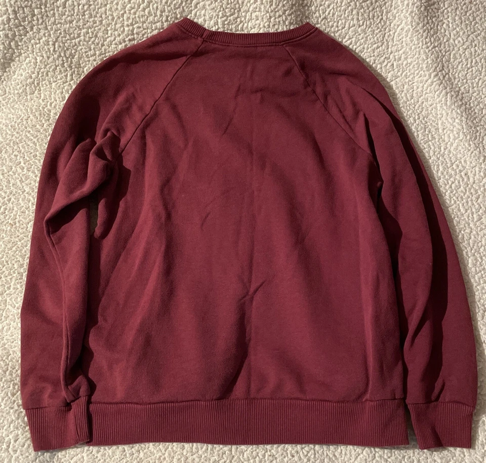 Sudadera para mujer TOMS One for One - Pullover rojo granate talla S Foto 4 de 4