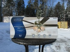 Harbor Breeze Lp8294lbn Platinum 48 In Brushed Nickel Ceiling Fan