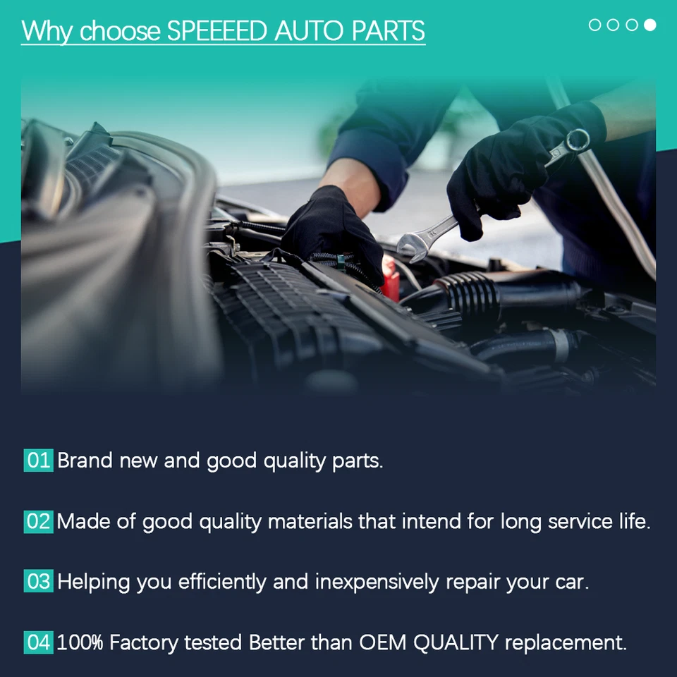 Rear Left ABS Wheel Speed Sensor for 1995-2006 Toyota T100 Tacoma Tundra 2.4L Foto 2 de 4