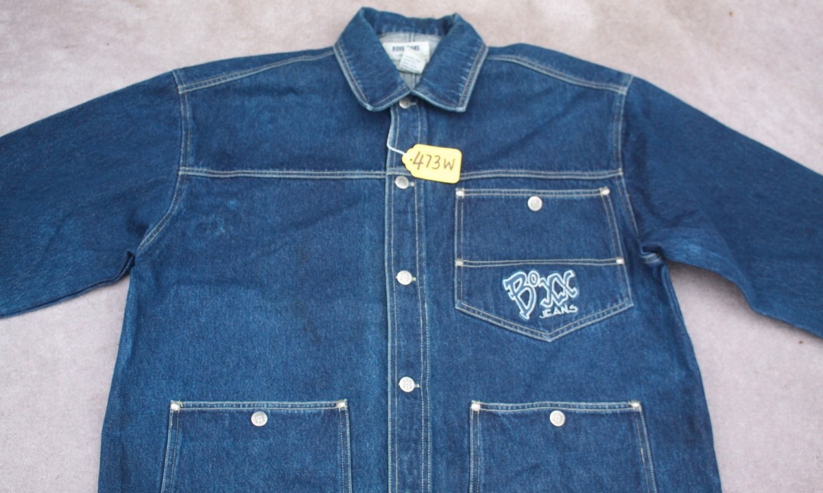 BOXX DENIM Men's Jean Jacket SIZE- L. TAG NO. 473W | eBay BOXX DENIM Men's Jean Jacket SIZE- L. TAG NO. 473W | eBay