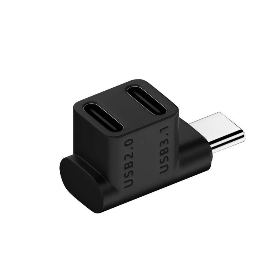 For Steam Deck 2in1 Connector Type-C USB C 100W Charging Adapter Male to Female - Image 2 of 4