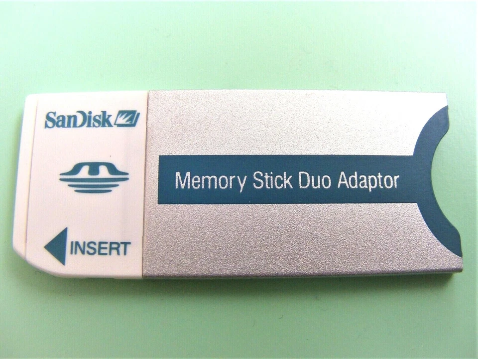 . . Memory Stick Duo bzw. PRO Duo Adapter ( MS Duo Adapter ) SanDisk Neu . .