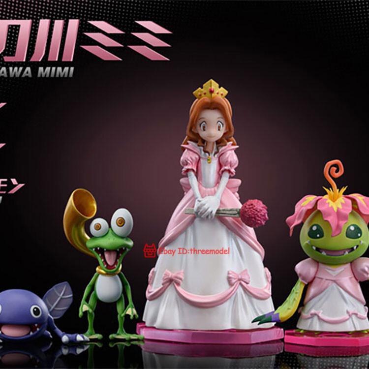 MIMAN Studio TACHIKAWA MIMI Palmon Gekomon Otamamon Resin Painted