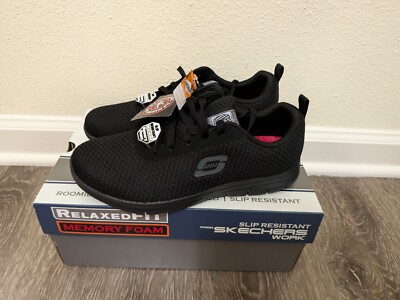 Skechers Slip Resistant Work Shoe 77210 Women Memory Foam