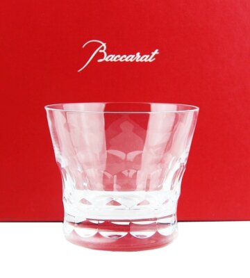 Baccarat BIBA Tumbler # 2 Clear Crystal Glass Made in France New