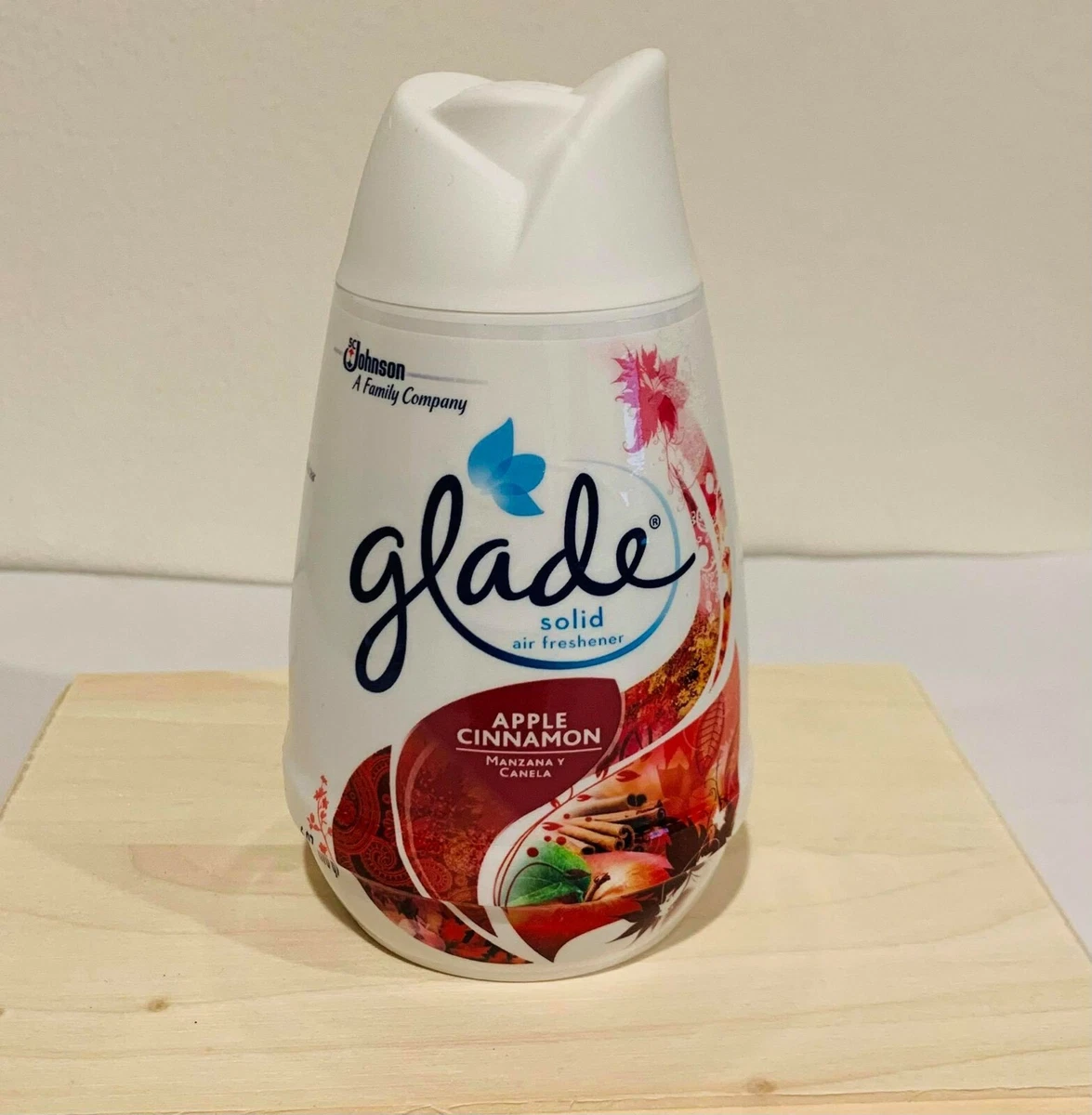 Glade Solid Air Freshener Apple Cinnamon - 6 oz (3pcs)