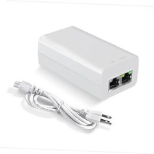 Gigabit PoE Injector 24V 15W, Passive Power Over Ethernet PoE Adapter, Single