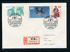 109324) Reco-Brief, RZ 2 Hamburgo 36 "aa", SST 25 J.Dt.Kinderschutzbund 1978