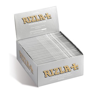 Silver Slim 1 boite de 50 carnets de feuilles à rouler Rizla