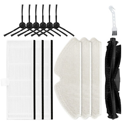 For Proscenic M7 Pro Sweeper Main Side Head Brushes Filters Rag Cleaning Cloth