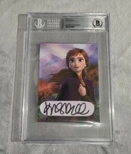 Kirsten Bell Signed Cut Frozen Postcard Beckett Authenticated Rare!! Anna 6"x9" 