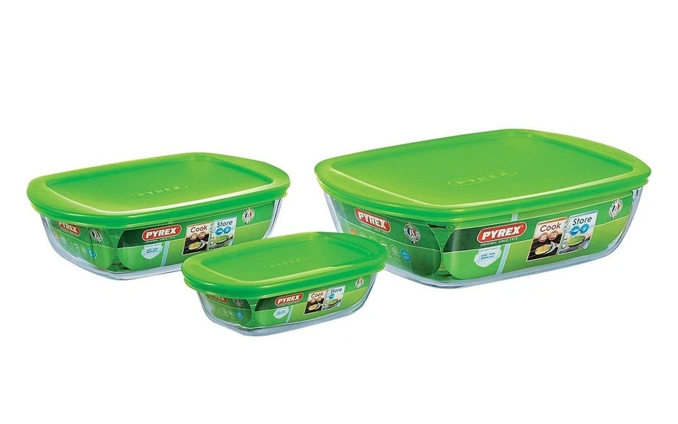 Pyrex Cook & Store Rectangular Dish With Lid,