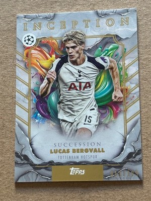 Lucas Bergvall 011/199 Succession Topps Inception UCC 2025/26 Tottenham