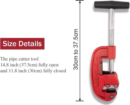 2" Heavy Duty Drop forged Plumbing Pipe Cutter Tools 1/8" - 2" PVC New - 第 5/5 張圖片
