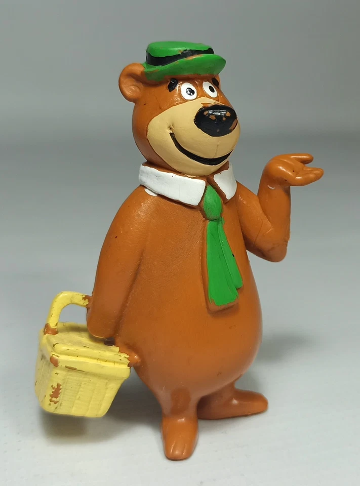 MINILAND DE COLECCIÓN 1991 HANNA BARBERA YOGUI OSO CON CESTA DE PICNIC FIGURA DE PVC DE 3,5"" Foto 4 de 4