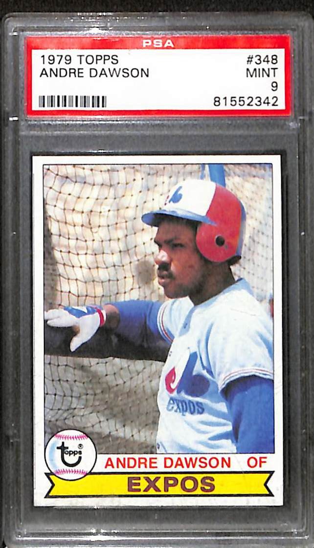 1979 TOPPS #348 ANDRE DAWSON PSA 9 Mint 81552342