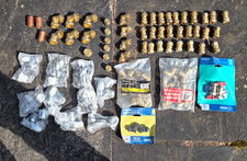 76 Piece - Plumbers 15mm Compression Pack JOB LOT Elbows - Equal TEE - Rad' valv