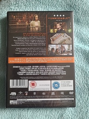 Official Secrets DVD 2020 Release Keira Knightley Matt Smith for