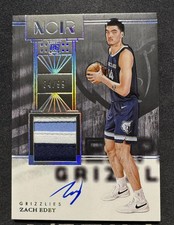 Zach Edey 2024-25 Panini Noir #370 RC Rookie Patch Auto #84/99