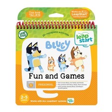 LeapFrog LeapStart Bluey Fun  Games: Interactive Learning Toy, Ages 2-7
