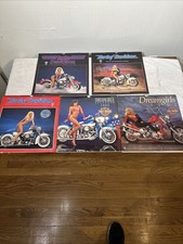 15 Dreamgirls  Calendar 16x16 Pin Ups Harley Davidson Motorcycles 1989-2003