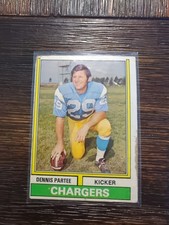 Dennis Partee 1974 Topps Football Card #503 - San Diego Chargers Kicker