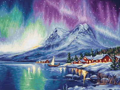 Kreuzstichpackung Luca-S - Nordlichter, B705