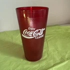 Vintage Red Coca-Cola Restaurant Style Plastic Cup | 24 oz Tumbler