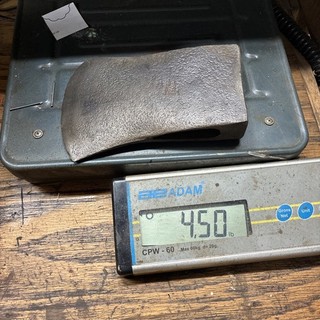 Vintage 4 1/2lb Single Bit Axe Head