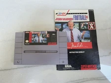 MADDEN NFL '93 - Super Nintendo SNES With Manual Game, Tested & Working