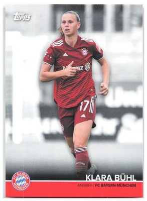 Klara Bühl 2021-22 Topps FC Bayern München Team Set BCW-KB FC Bayern Munchen (wo