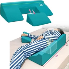 Bedsore Turning Wedge Pillow for Bedridden Bed Wedge Pillow Sleeping Incline ...