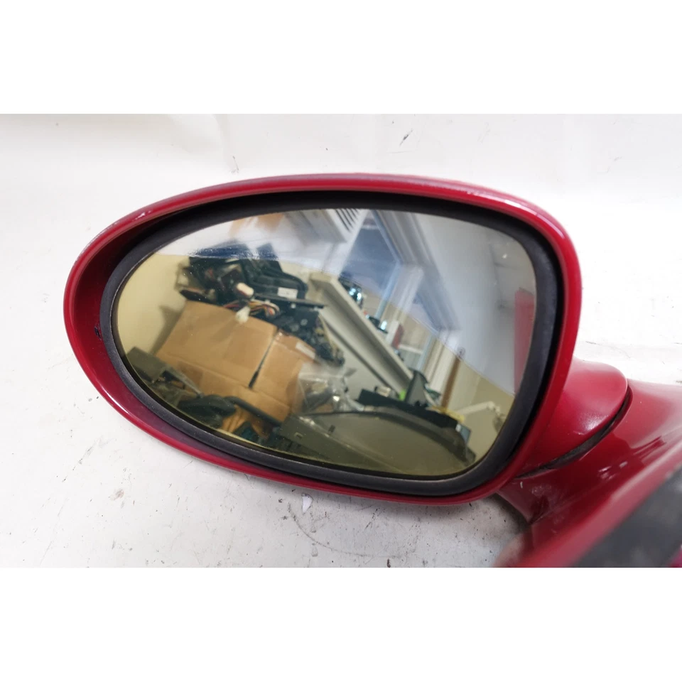 Espejo retrovisor lateral izquierdo BMW E39 M5 2000-2003 dañado ///M rojo Imola OEM Foto 2 de 4