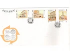 1990 JERSEY - EUROPA : POST OFFICE BUILDINGS FDC FROM COLLECTION K62