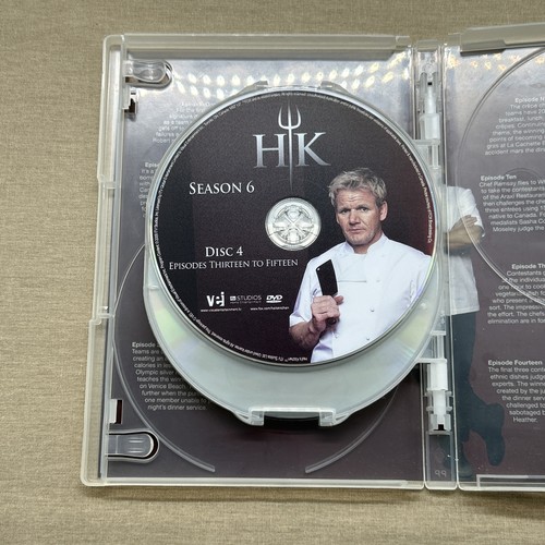 Hell's Kitchen: Sixth Season 6 (DVD 4-Disc Set Uncensored) Gordon Ramsay Cooking - Picture 10 of 11
