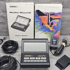 Davis Instruments Weather Wizard III 7425 Display Monitor Control Unit + Manuals