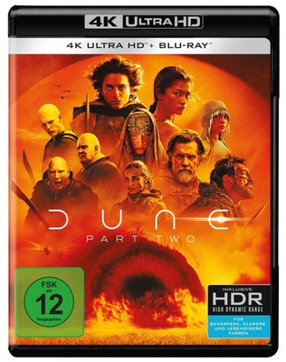 Dune: Part Two - 4K UHD | 4K Ultra HD Blu-ray + Blu-ray | Frank Herbert | 2023