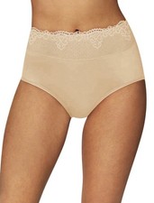 Bali Women's Passion For Comfort Lace Brief dfpc61 Size M 6 Nude