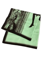 JIL SANDER Scarf Silk GRN For Women J54TF0002