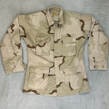 US Army Desert Camo Jacket Mens Medium Long Hot Weather Year 1999 VTG